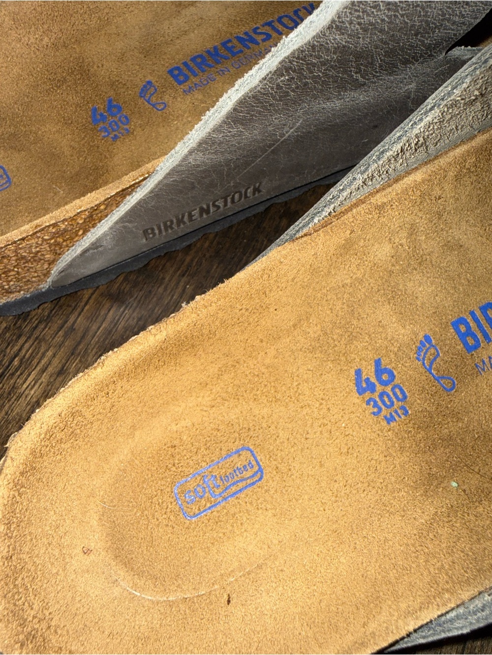Birkenstock Arizona Two-Strap Sandals - Taupe Suede - Picture 9 of 10